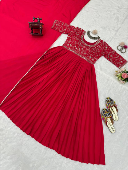 Designer Anarkali with Dupatta