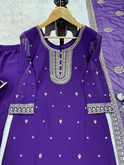 Sequins work Kurta Set