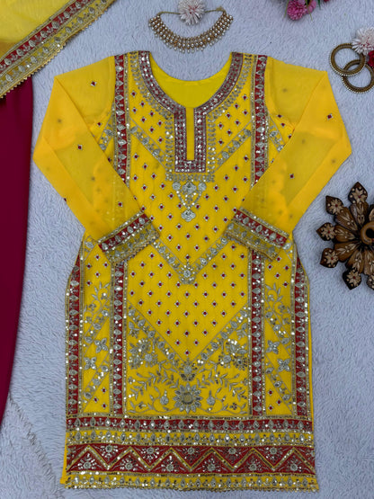 Designer Sharara Set