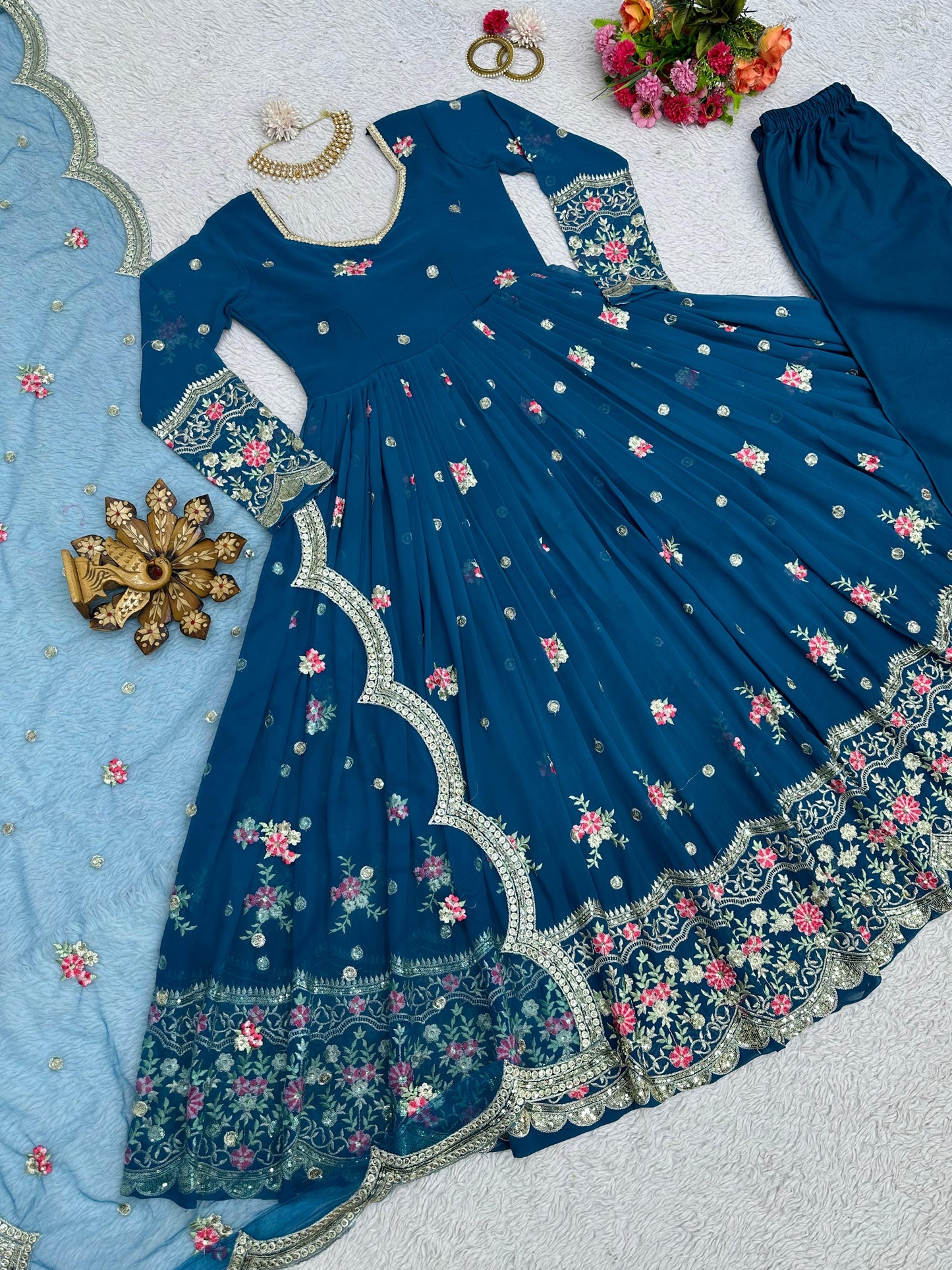 Designer Anarkali with Dupatta