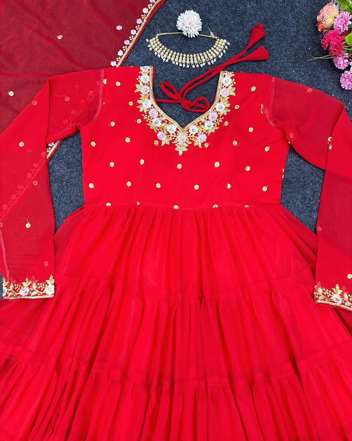 Anarkali with 13m flair