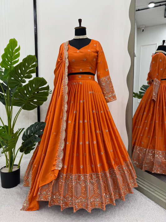 Prettiest Satin Lehenga