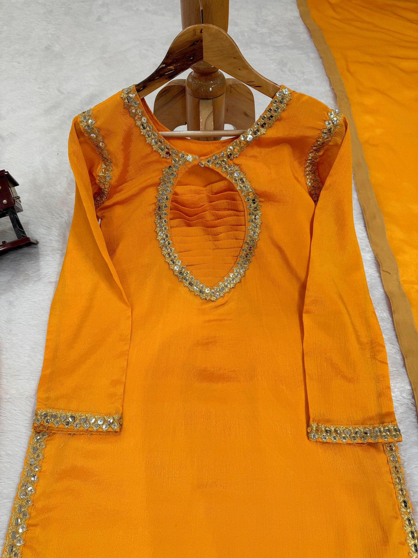 Foil Work Kurta Set