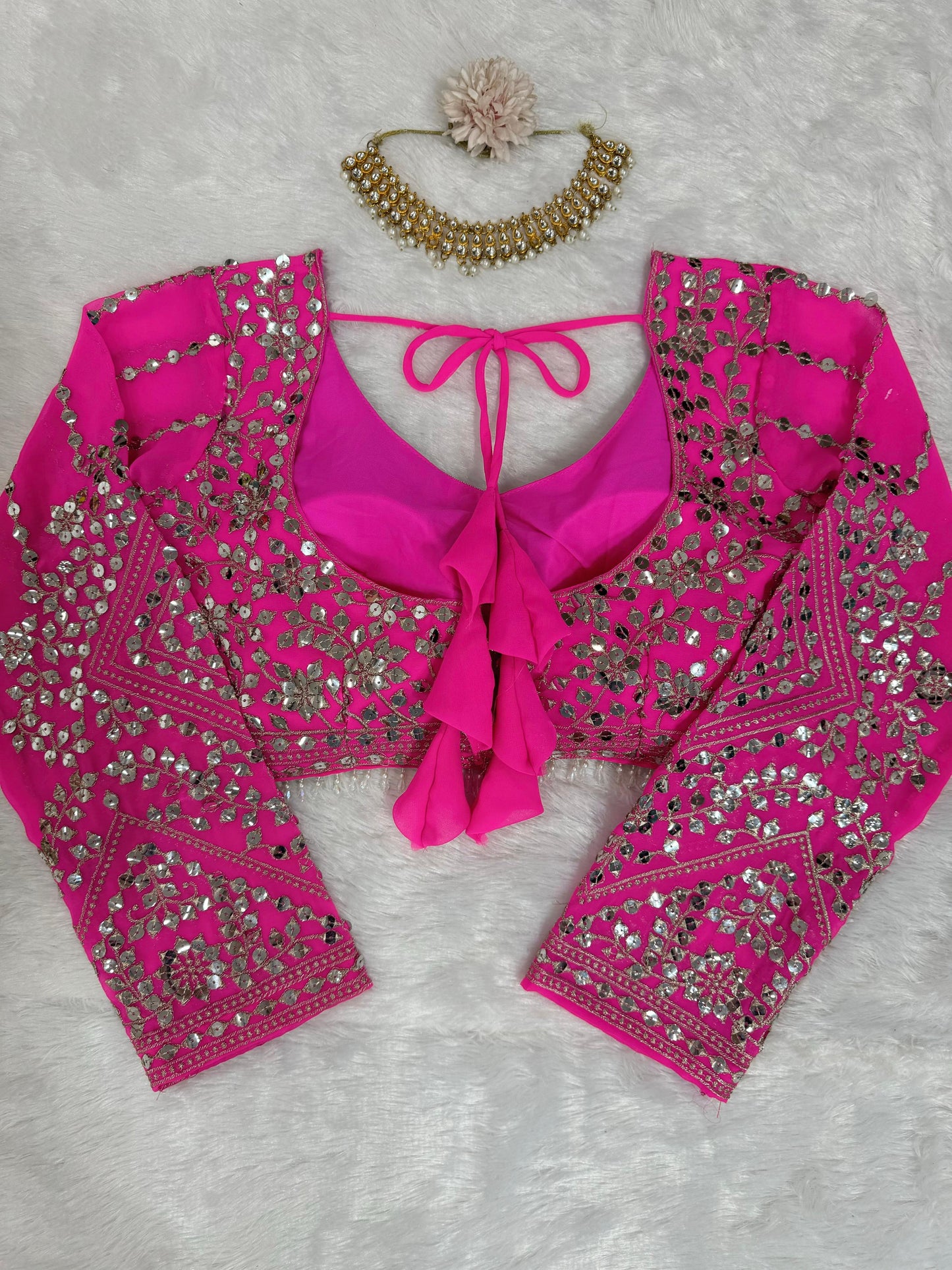 Designer Lehenga Set in Pink