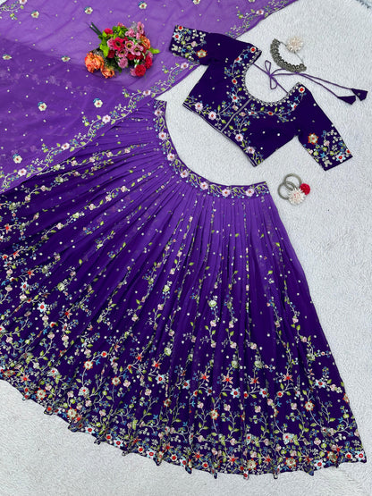 Designer Embroidered Lehenga Set