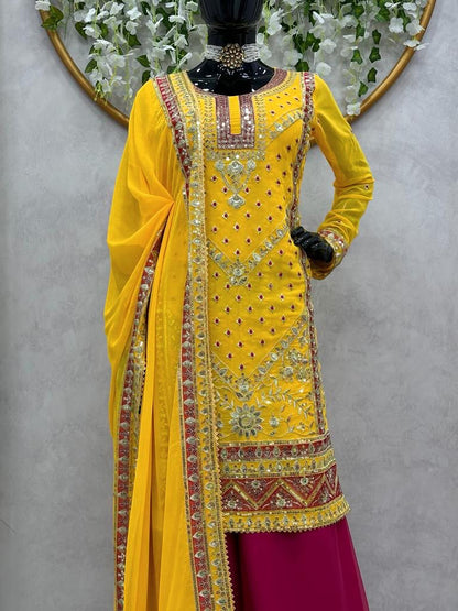 Designer Sharara Set