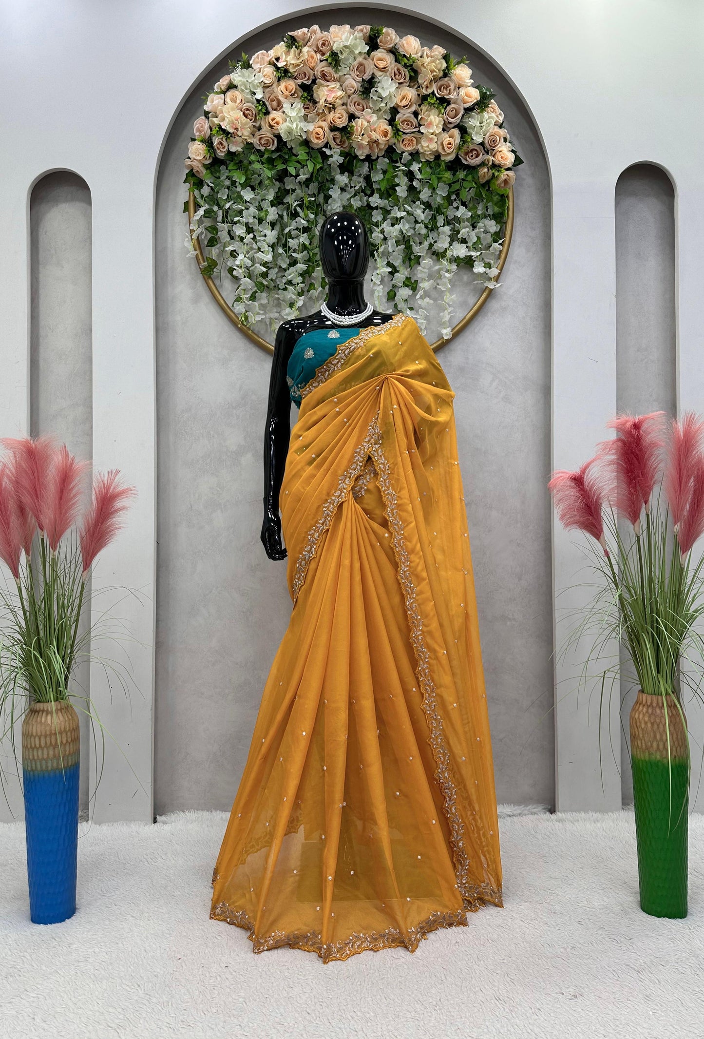 Saree for Haldi Event