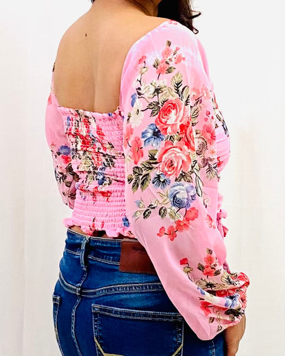 Floral Crop Top