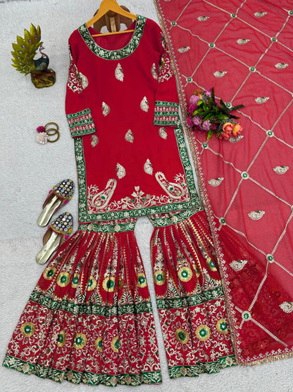 Designer Sharara Set