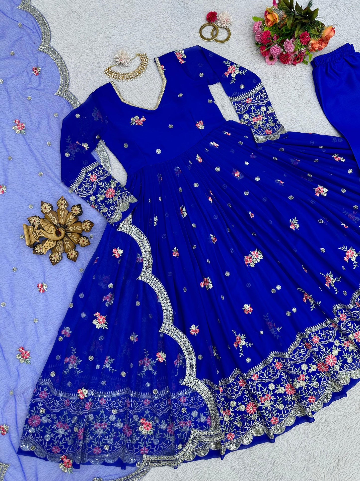 Designer Anarkali with Dupatta