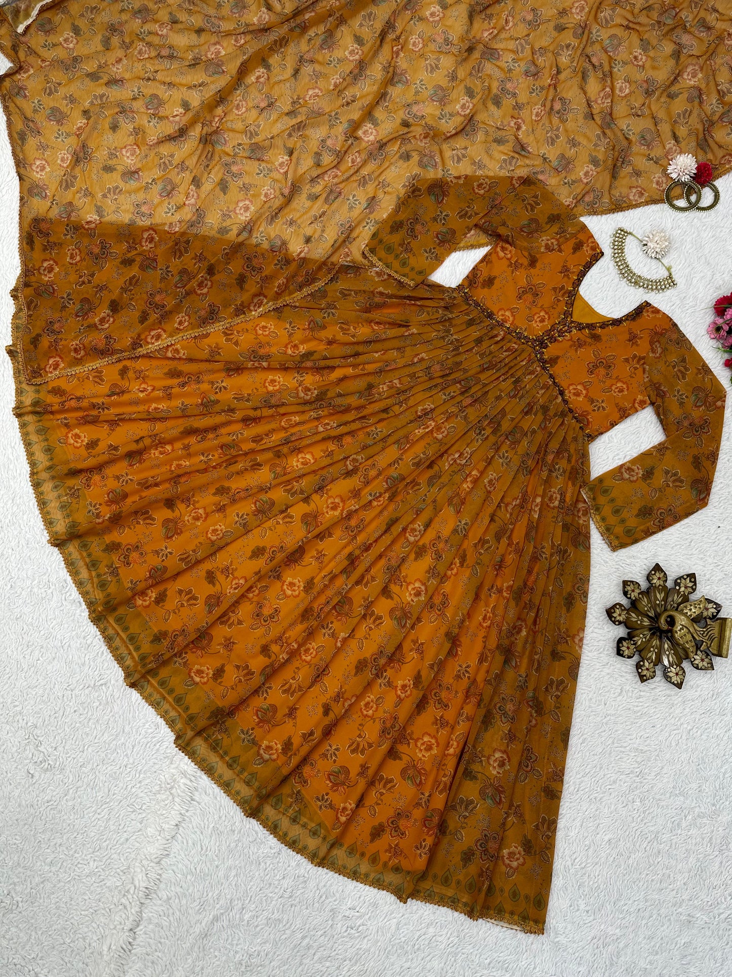 Alia Cut Anarkali with Dupatta