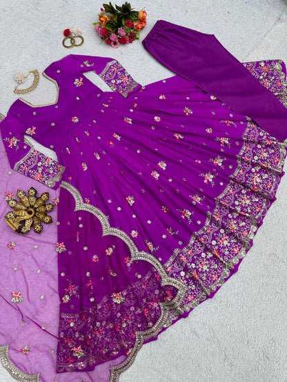 Designer Anarkali with Dupatta