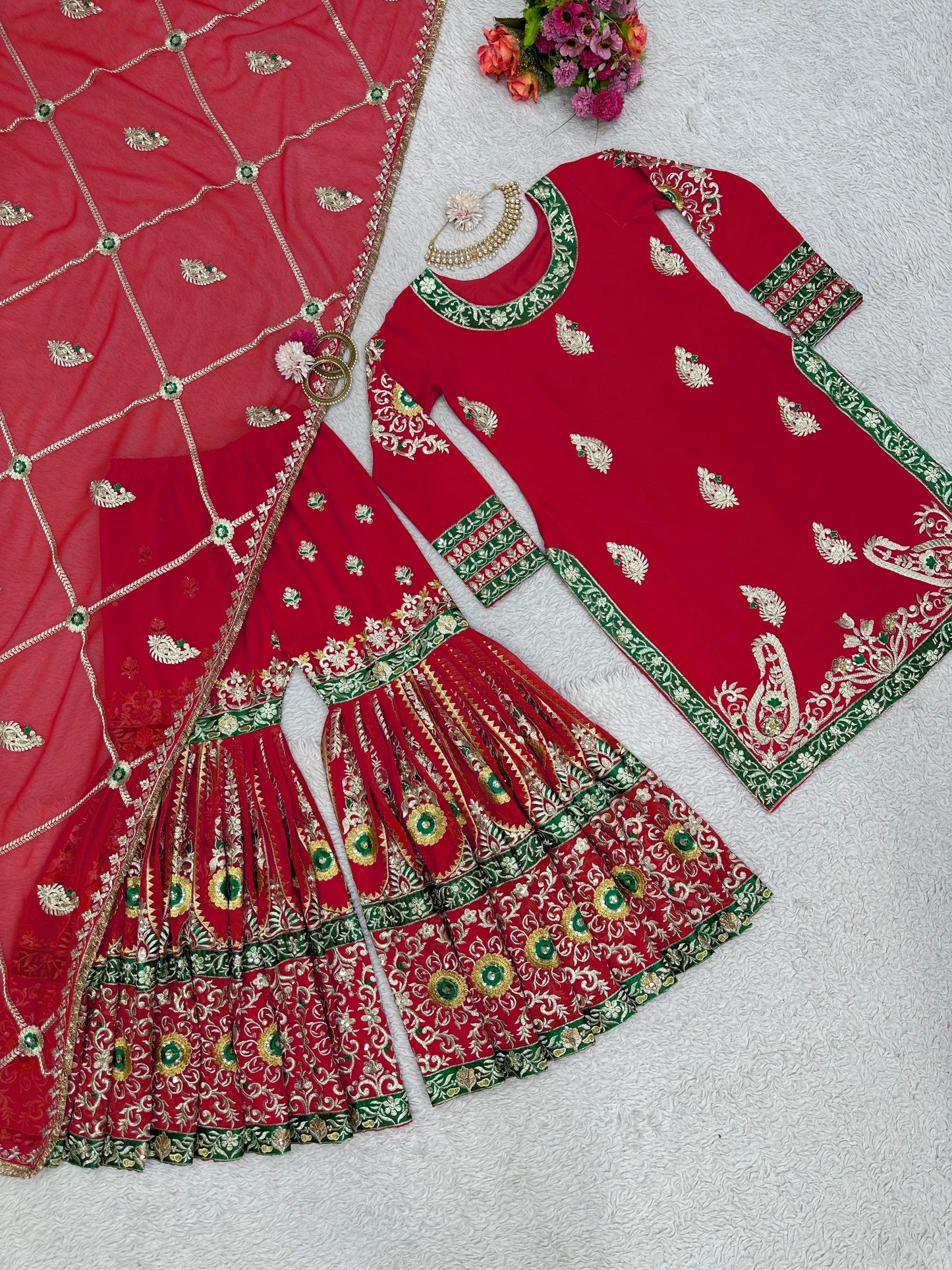 Designer Sharara Set