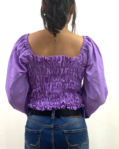 Front Knot Top with Balloon