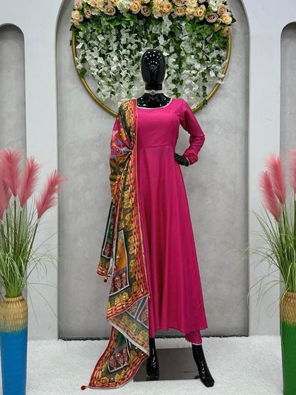 Anarkali Set with Pakistani Dupatta