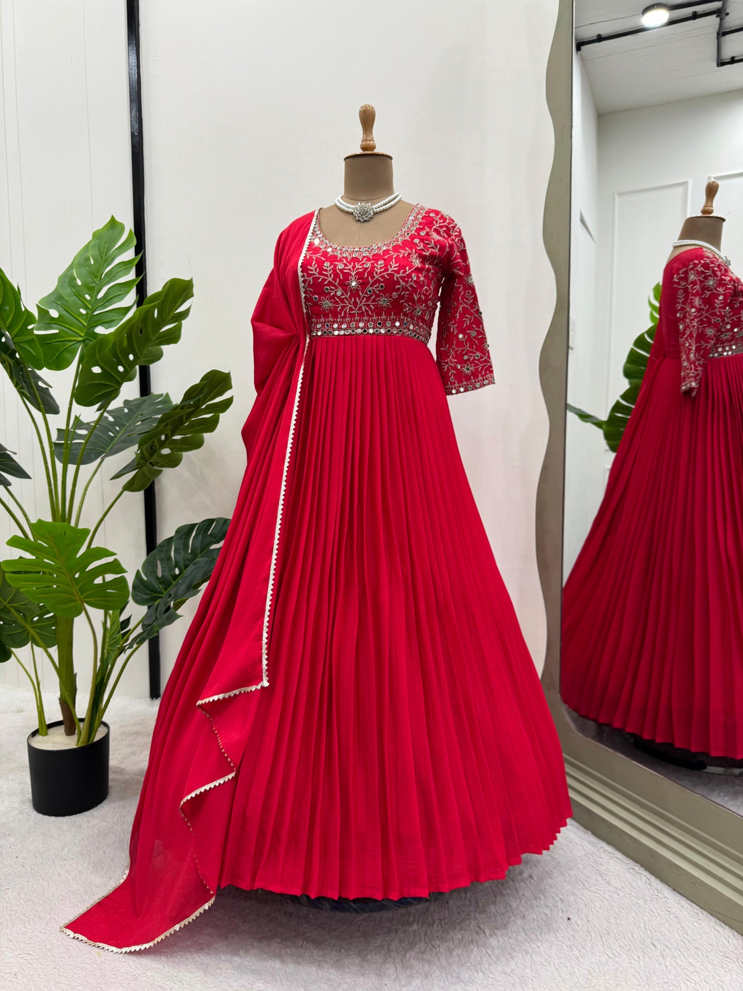 Designer Anarkali with Dupatta