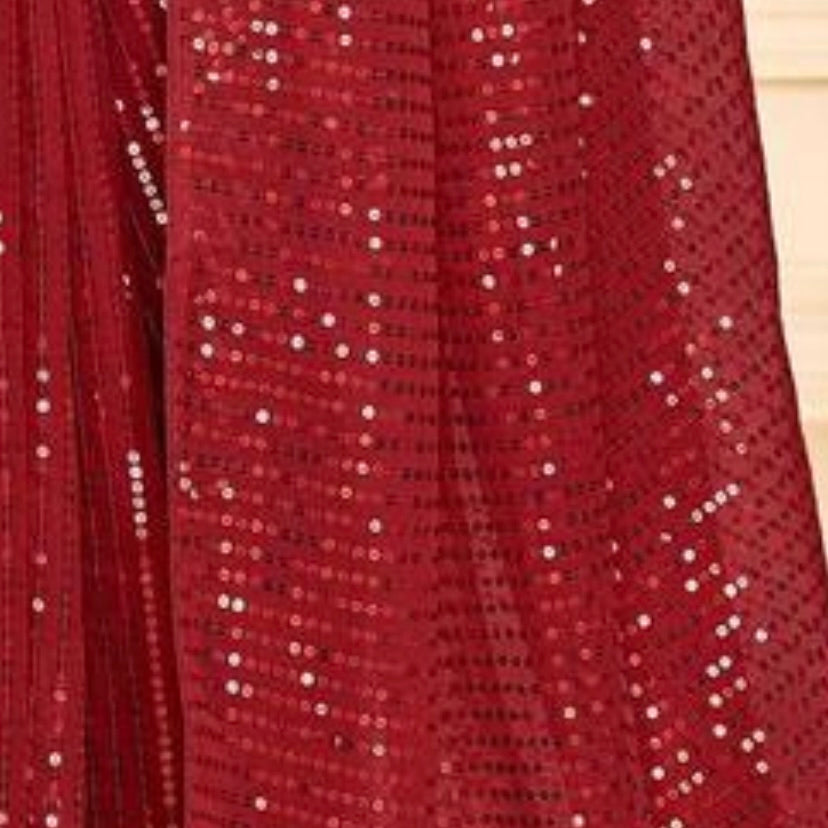 Sequins Lehenga with Dupatta