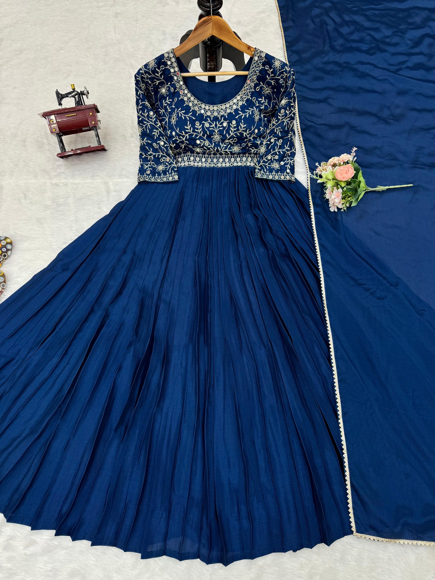 Designer Anarkali with Dupatta