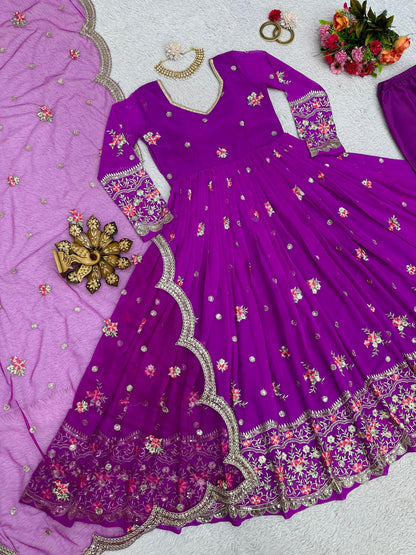 Designer Anarkali with Dupatta