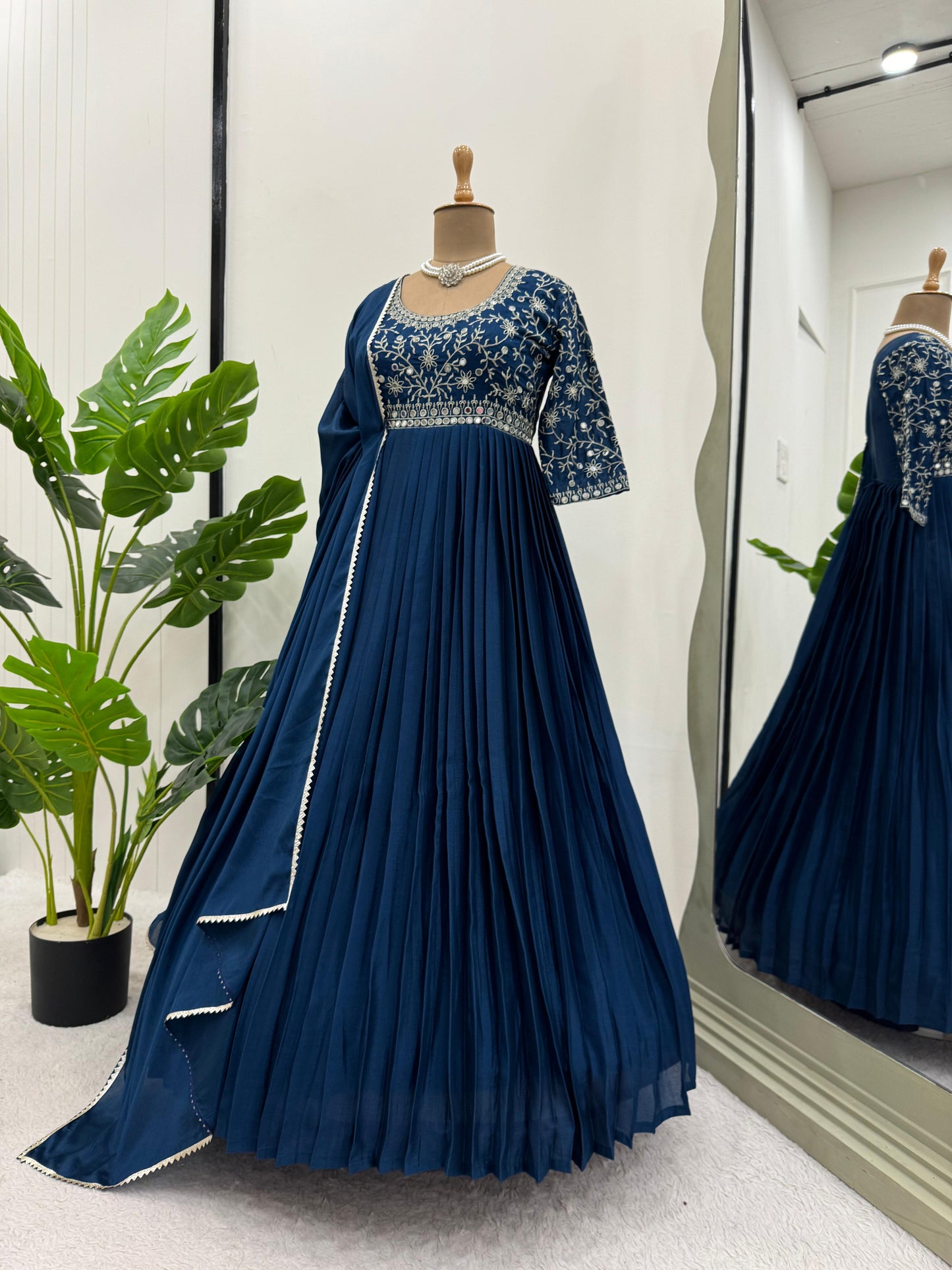 Designer Anarkali with Dupatta