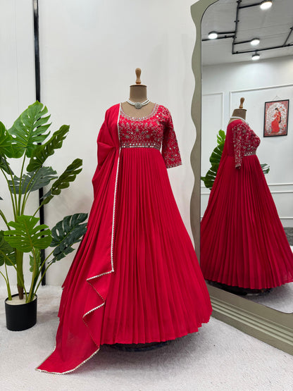 Designer Anarkali with Dupatta