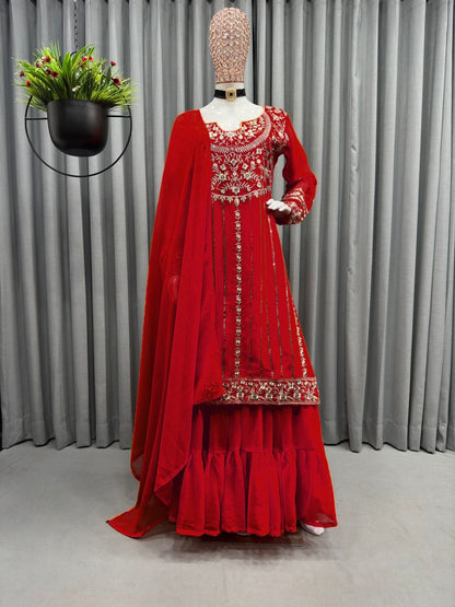 Designer Sharara Set