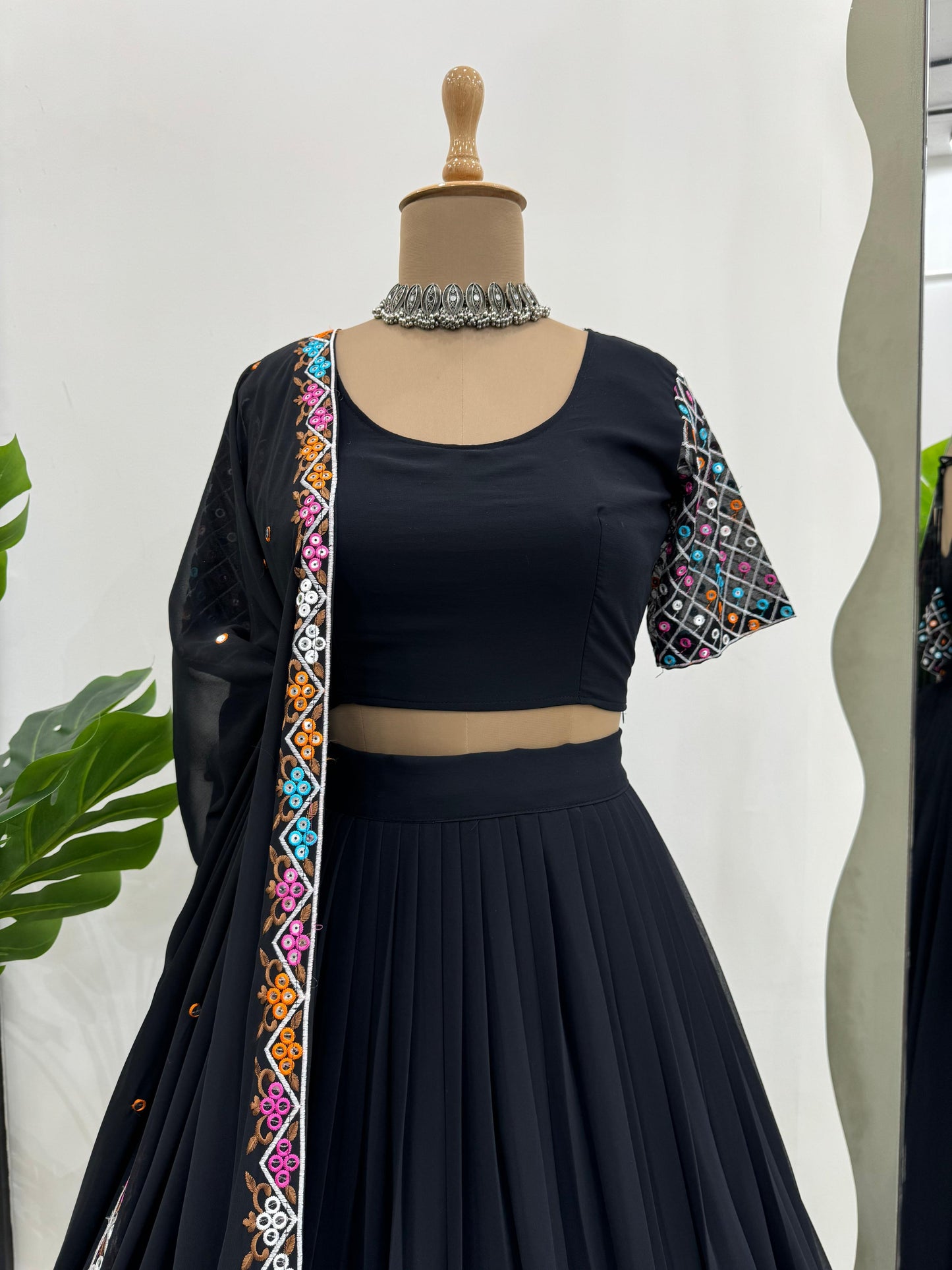 Navratri Special Lehenga Set - Black