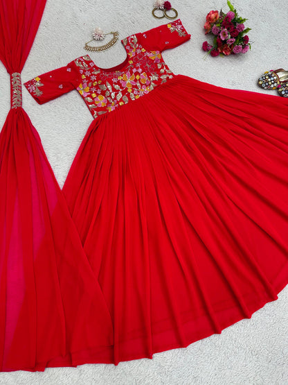 Anarkali with Dupatta