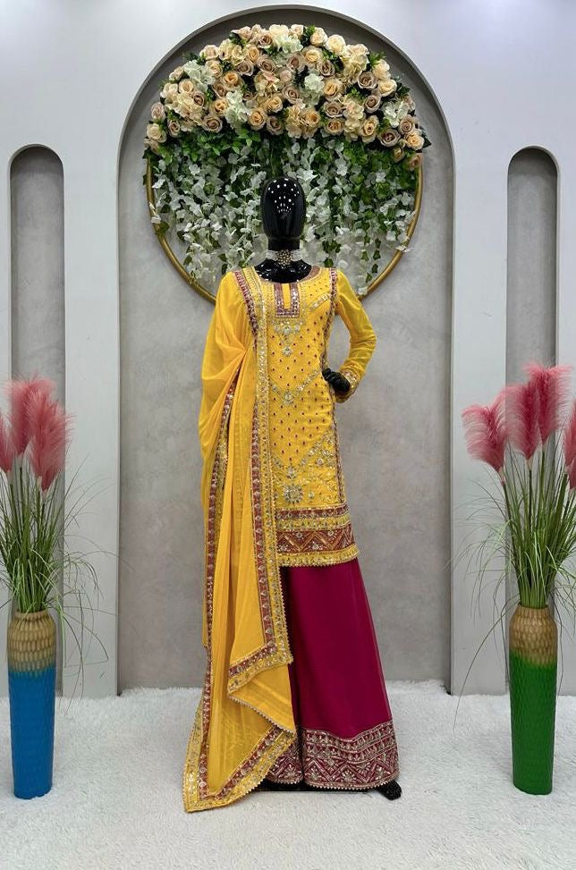 Designer Sharara Set