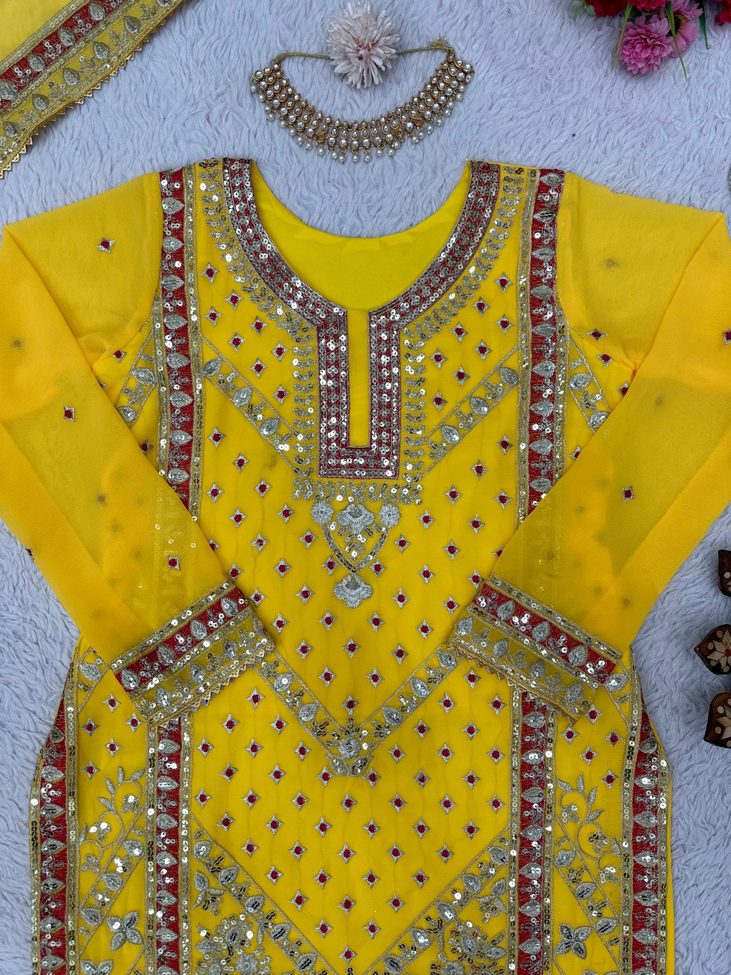 Designer Sharara Set