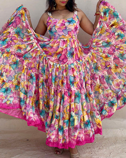 Floral Dress with 15M Flair