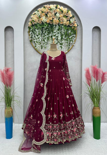 Designer Anarkali with Dupatta