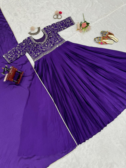 Designer Anarkali with Dupatta