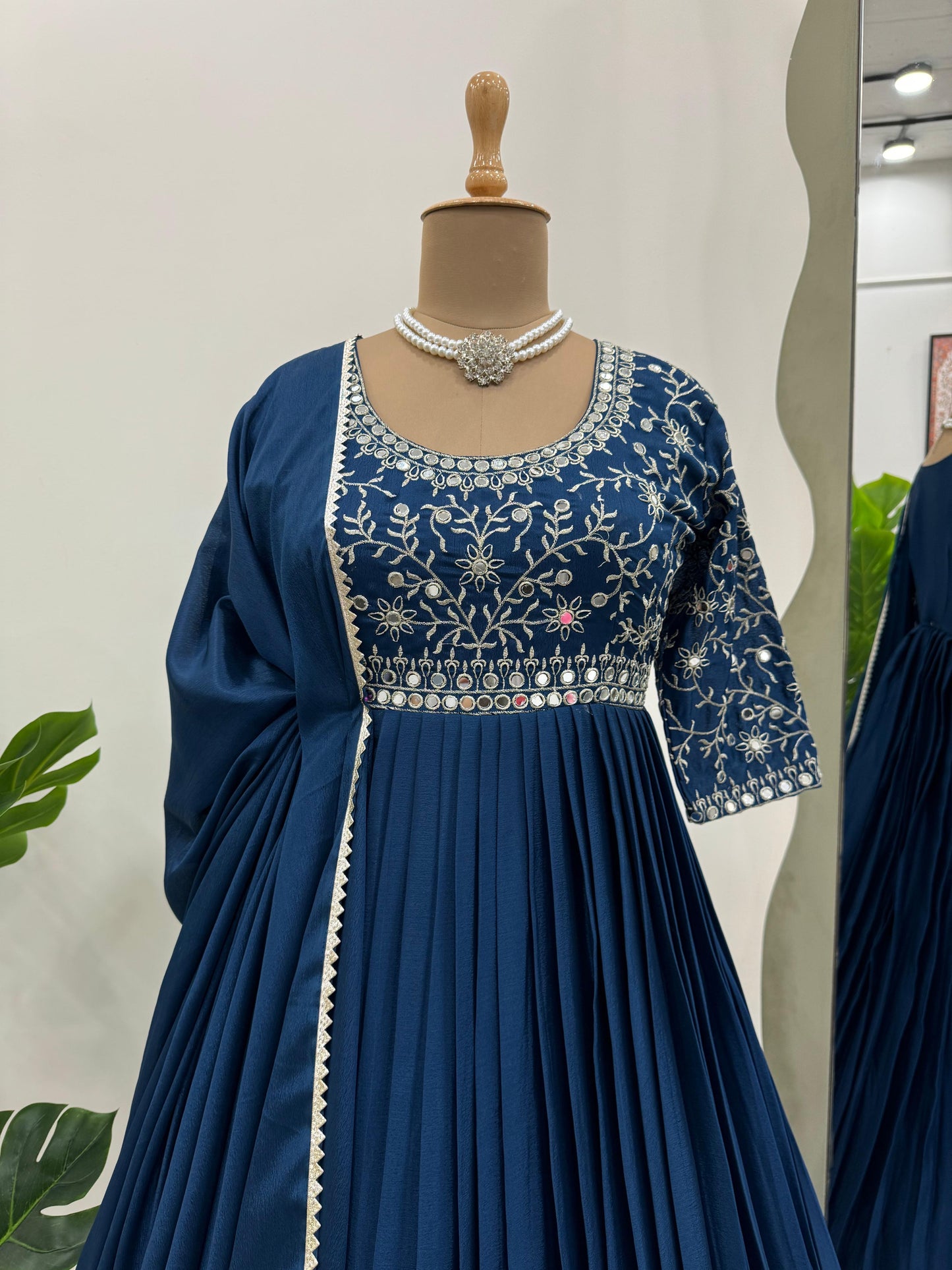 Designer Anarkali with Dupatta