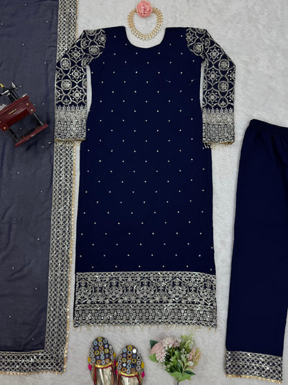 Embroidered Kurta Set