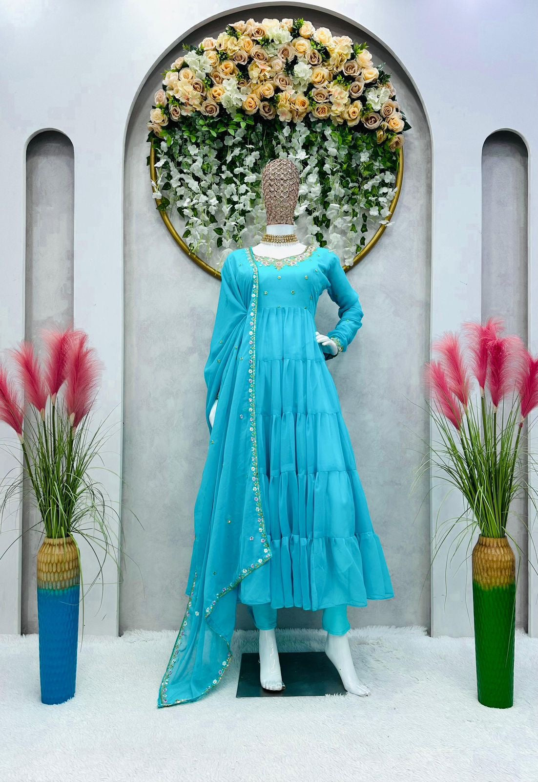 Anarkali with 13m flair