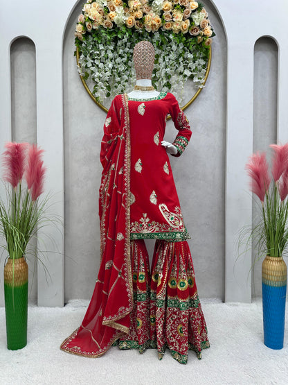 Designer Sharara Set