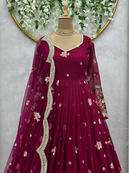 Designer Anarkali with Dupatta