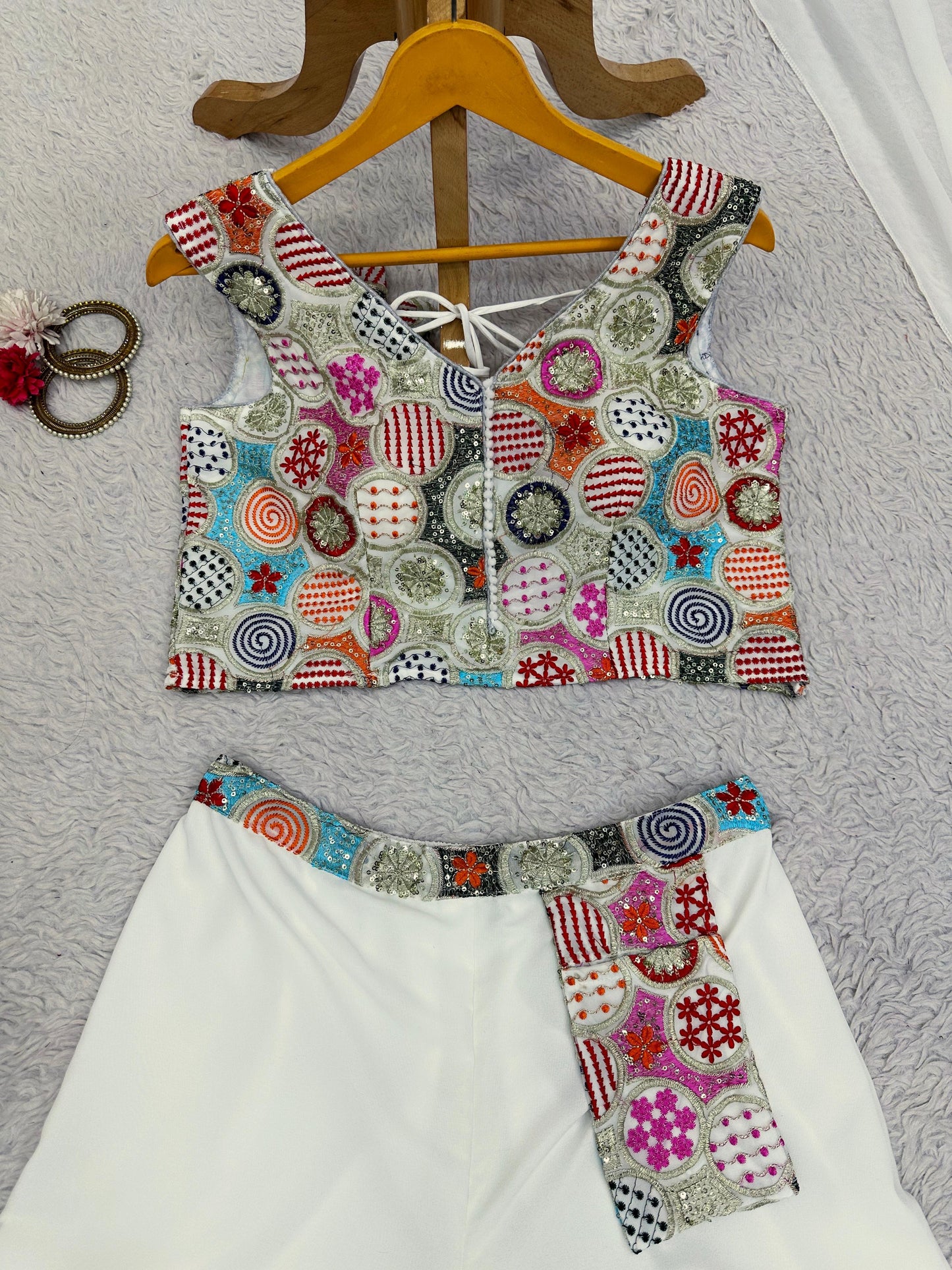 Palazzo Crop Top Set