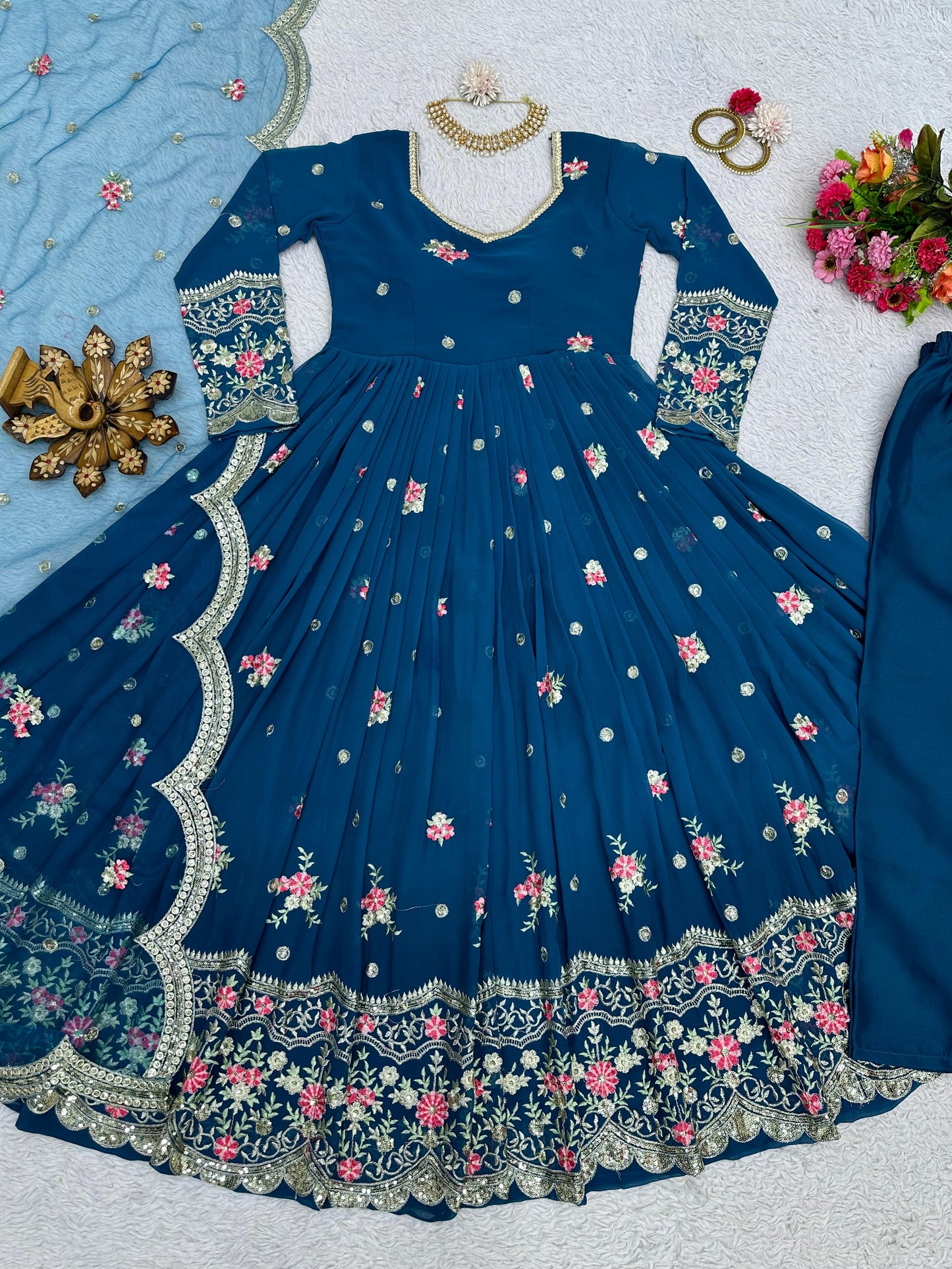 Designer Anarkali with Dupatta