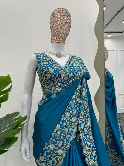 Embroidered Saree