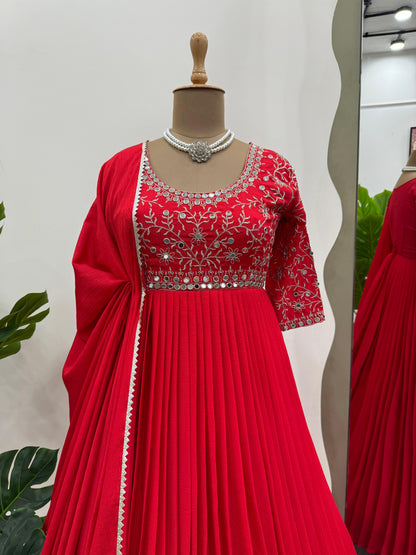 Designer Anarkali with Dupatta