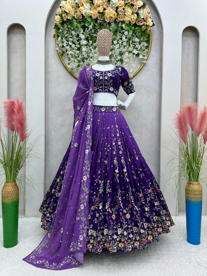 Designer Embroidered Lehenga Set