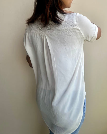Lace Patch Shirt
