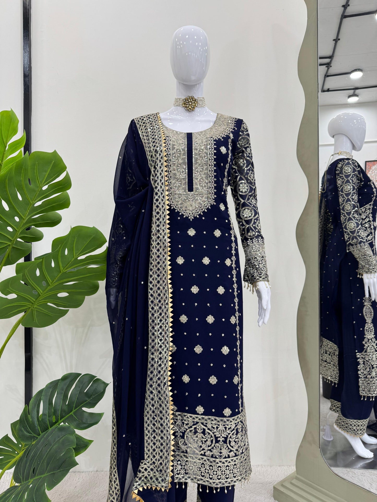 Embroidered Kurta Set