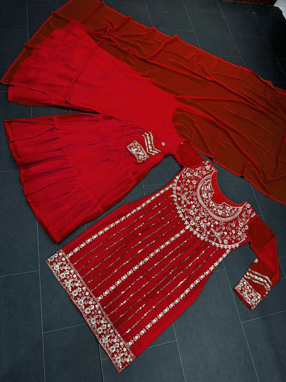 Designer Sharara Set