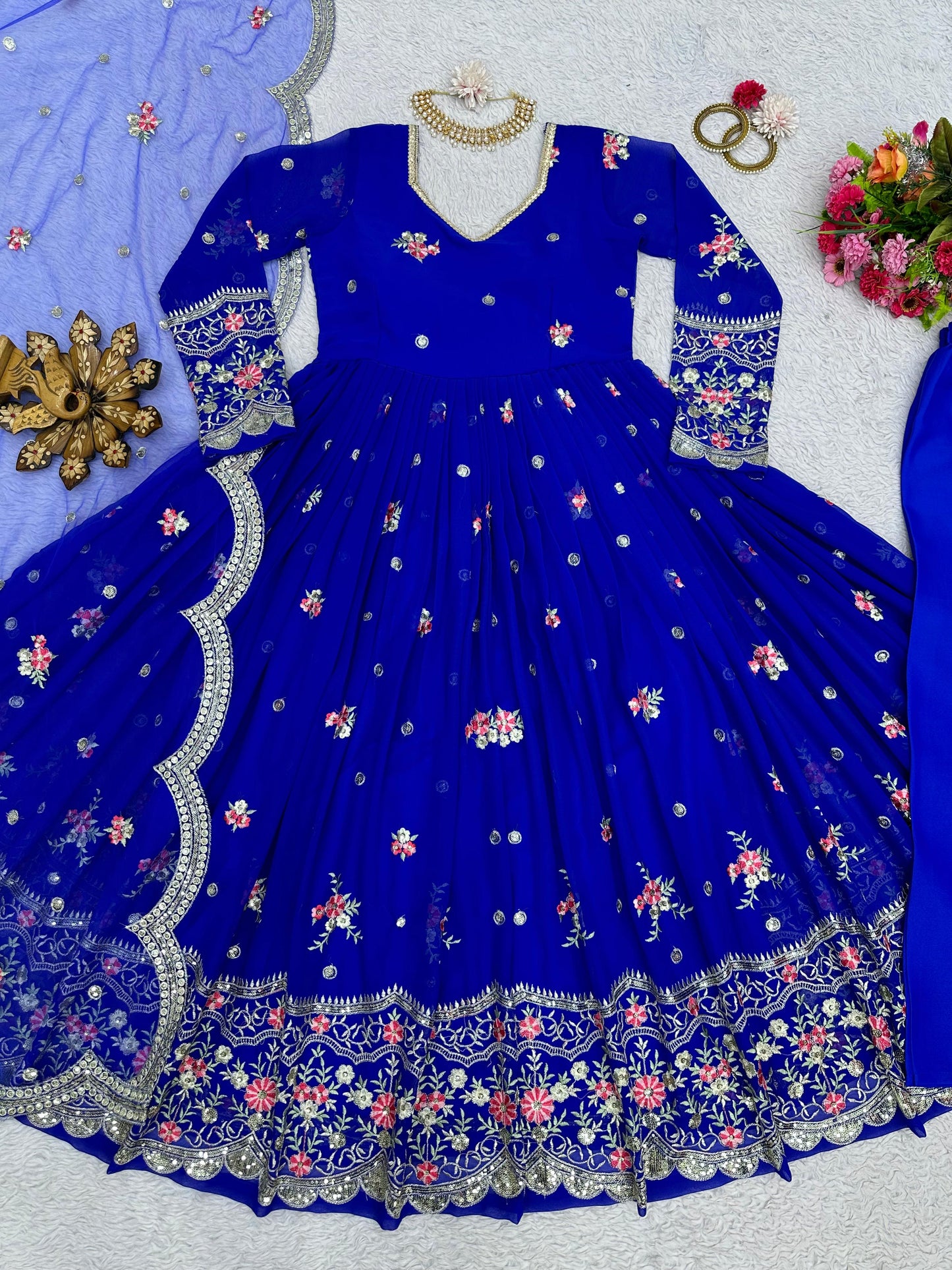 Designer Anarkali with Dupatta