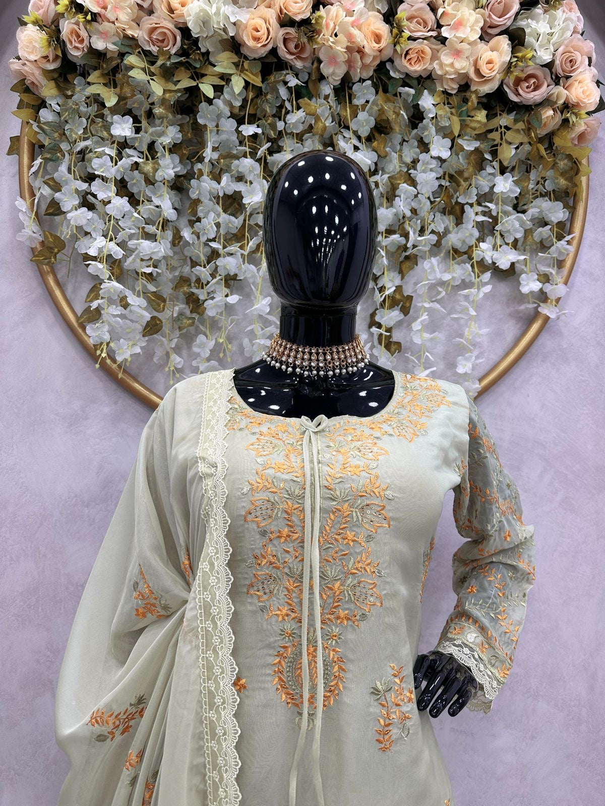 Embroidered Kurta Set