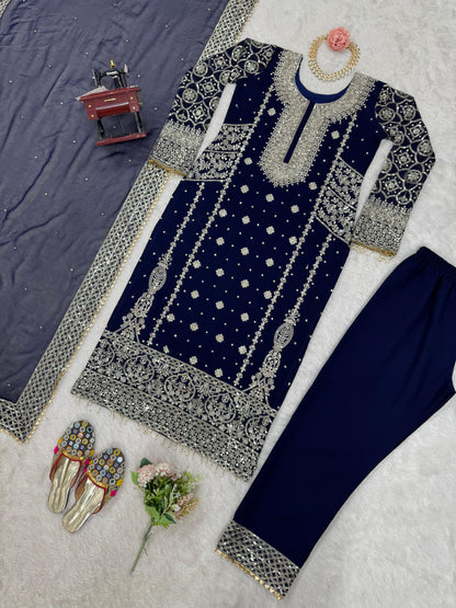 Embroidered Kurta Set