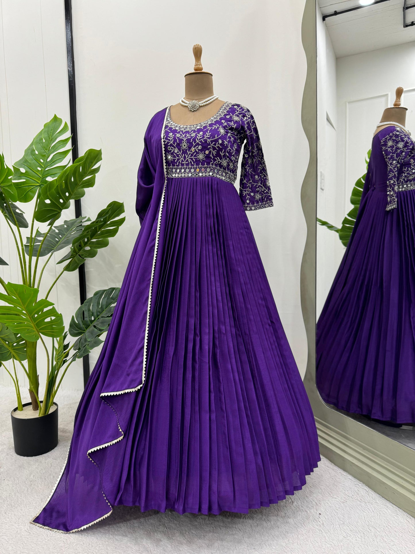 Designer Anarkali with Dupatta